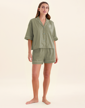 Load image into Gallery viewer, KAREN WALKER X PAPINELLE RUNAWAY GRIL BOXER PJS SAGE
