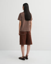 Load image into Gallery viewer, KOWTOW CLASSIC TEE BROWN STRIPE
