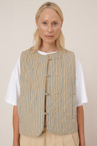 KOWTOW AXIS VEST DOUBLE PINSTRIPE
