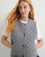 Load image into Gallery viewer, KOWTOW QUILTER VEST LANDSCAPE CHECK
