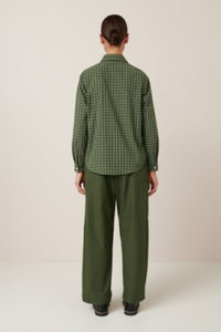 KOWTOW DAILY SHIRT FOREST GRID