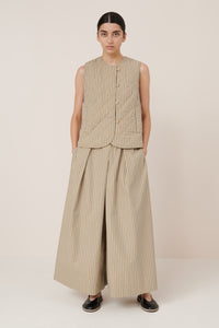 KOWTOW AXIS VEST DOUBLE PINSTRIPE
