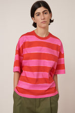 Load image into Gallery viewer, KOWTOW OVERSIZED BOXY TEE PAINTED STRIPE
