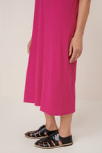 Load image into Gallery viewer, KOWTOW LIGHT TEE DRESS MAGENTA

