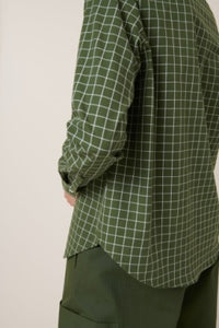 KOWTOW DAILY SHIRT FOREST GRID