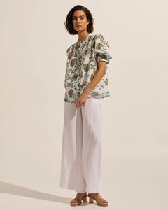 ZOE KRATZMANN VIRTUE TOP SAGE BOTANIC