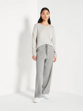 Load image into Gallery viewer, JULIETTE HOGAN LOUNGE WIDE TRACKPANT GREY MARLE
