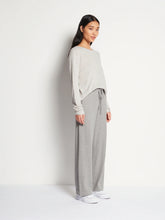 Load image into Gallery viewer, JULIETTE HOGAN LOUNGE WIDE TRACKPANT GREY MARLE
