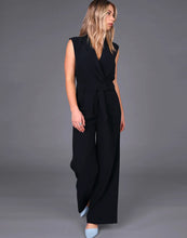 Load image into Gallery viewer, STORM WIDE LEG TUX JUMPSUIT BLACK

