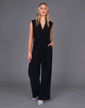 Load image into Gallery viewer, STORM WIDE LEG TUX JUMPSUIT BLACK
