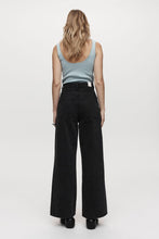 Load image into Gallery viewer, MARLE WIDE LEG JEAN WASHED BLACK
