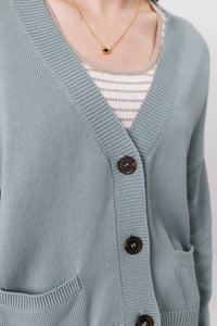 MARLOW SOHO CARDIGAN SAGE FOG