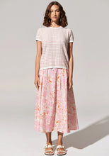 Load image into Gallery viewer, POL ZIGGY KNIT TEE PINK MULTI
