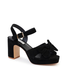 Load image into Gallery viewer, KATHRYN WILSON ZSA ZSA HEEL BLACK SUEDE
