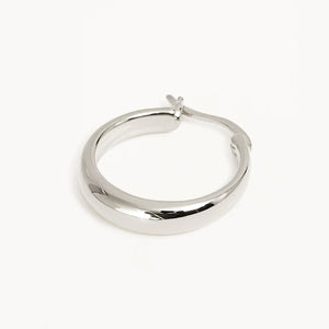 BY CHARLOTTE INFINITE HORIZON LARGE HOOPS SILVER
