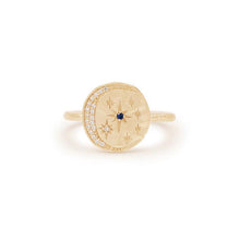 Load image into Gallery viewer, BY CHARLOTTE GOLD HEAVENLY MOONLIGHT RING
