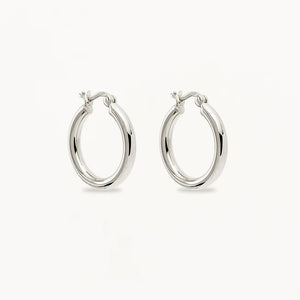 BY CHARLOTTE SUNRISE LARGE HOOPS SILVER