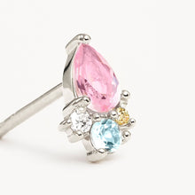 Load image into Gallery viewer, BY CHARLOTTE CHERISHED CONNECTIONS STUD EARRING SILVER
