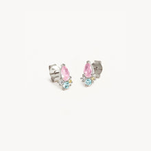 Load image into Gallery viewer, BY CHARLOTTE CHERISHED CONNECTIONS STUD EARRING SILVER
