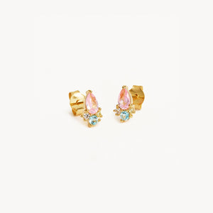 BY CHARLOTTE CHERISHED CONNECTIONS STUD EARRINGS GOLD