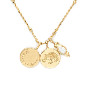 BY CHARLOTTE GOLD FOLLOW YOUR DREAMS NECKLACE
