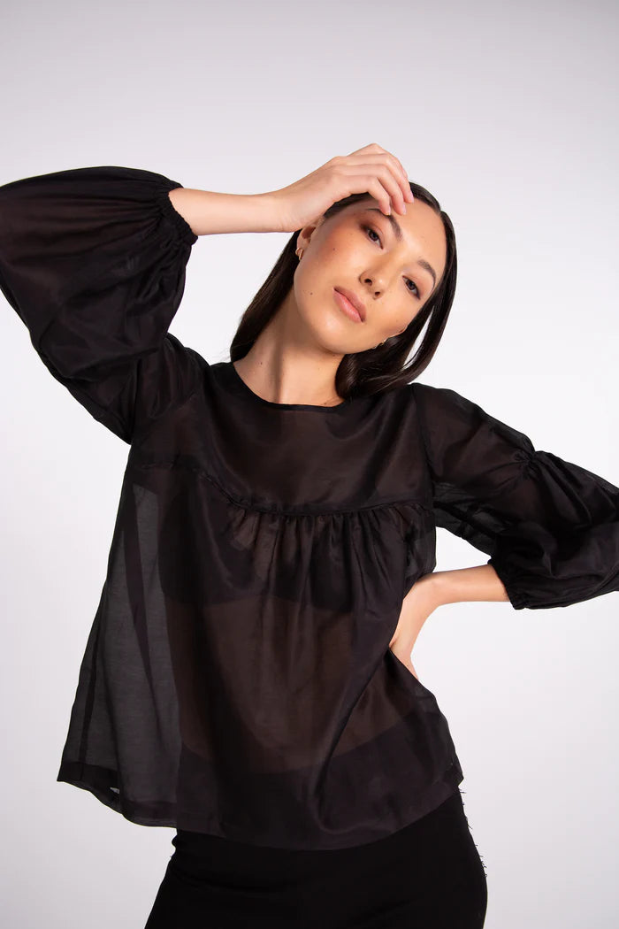NYNE LAINEY TOP BLACK