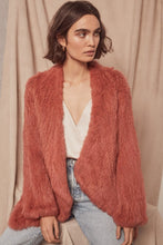 Load image into Gallery viewer, WISH IVY FUR JACKET RUST
