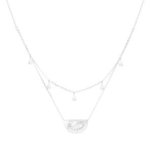 BY CHARLOTTE SILVER BLESSED LOTUS NECKLACE