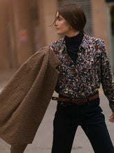 Load image into Gallery viewer, INDI &amp; COLD CAMISA SHIRT AZUL DARK  FLORAL
