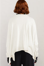 Load image into Gallery viewer, TAYLOR COLLARED LUCENT SWEATER IVORY
