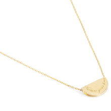 Load image into Gallery viewer, BY CHARLOTTE GOLD NURTURE YOUR HEART LOTUS BIRTHSTONE NECKLACE - MAY
