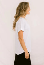 Load image into Gallery viewer, MAZU ALL YOU NEED CUFF TEE WHITE

