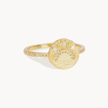Load image into Gallery viewer, BY CHARLOTTE GOLD MY HEART IS GRATEFUL RING
