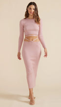 Load image into Gallery viewer, MINK PINK ARIA KNIT MIDI SKIRT

