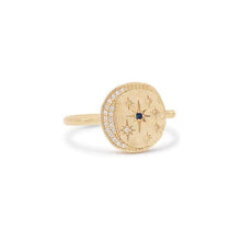 Load image into Gallery viewer, BY CHARLOTTE GOLD HEAVENLY MOONLIGHT RING
