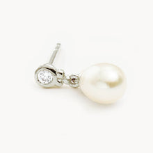 Load image into Gallery viewer, BY CHARLOTTE SILVER LUNAR LIGHT STUD EARRING
