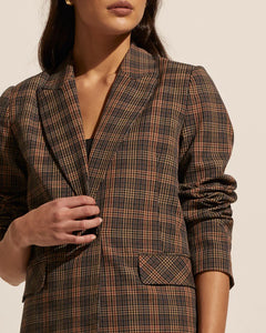ZOE KRATZMANN INDEX JACKET TOASTED CHECK