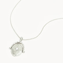 Load image into Gallery viewer, BY CHARLOTTE SILVER NORTH STAR SPINNER NECKLACE
