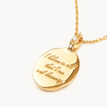 Load image into Gallery viewer, BY CHARLOTTE GOLD BELIEVE SMALL NECKLACE
