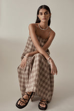 Load image into Gallery viewer, MARLE VANESSA DRESS BARK GINGHAM
