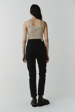Load image into Gallery viewer, MARLE STRAIGHT LEG JEAN BLACK
