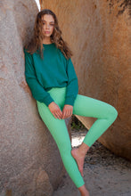Load image into Gallery viewer, LORNA JANE LOTUS ANKLE BITER LEGGINGS MOJITO
